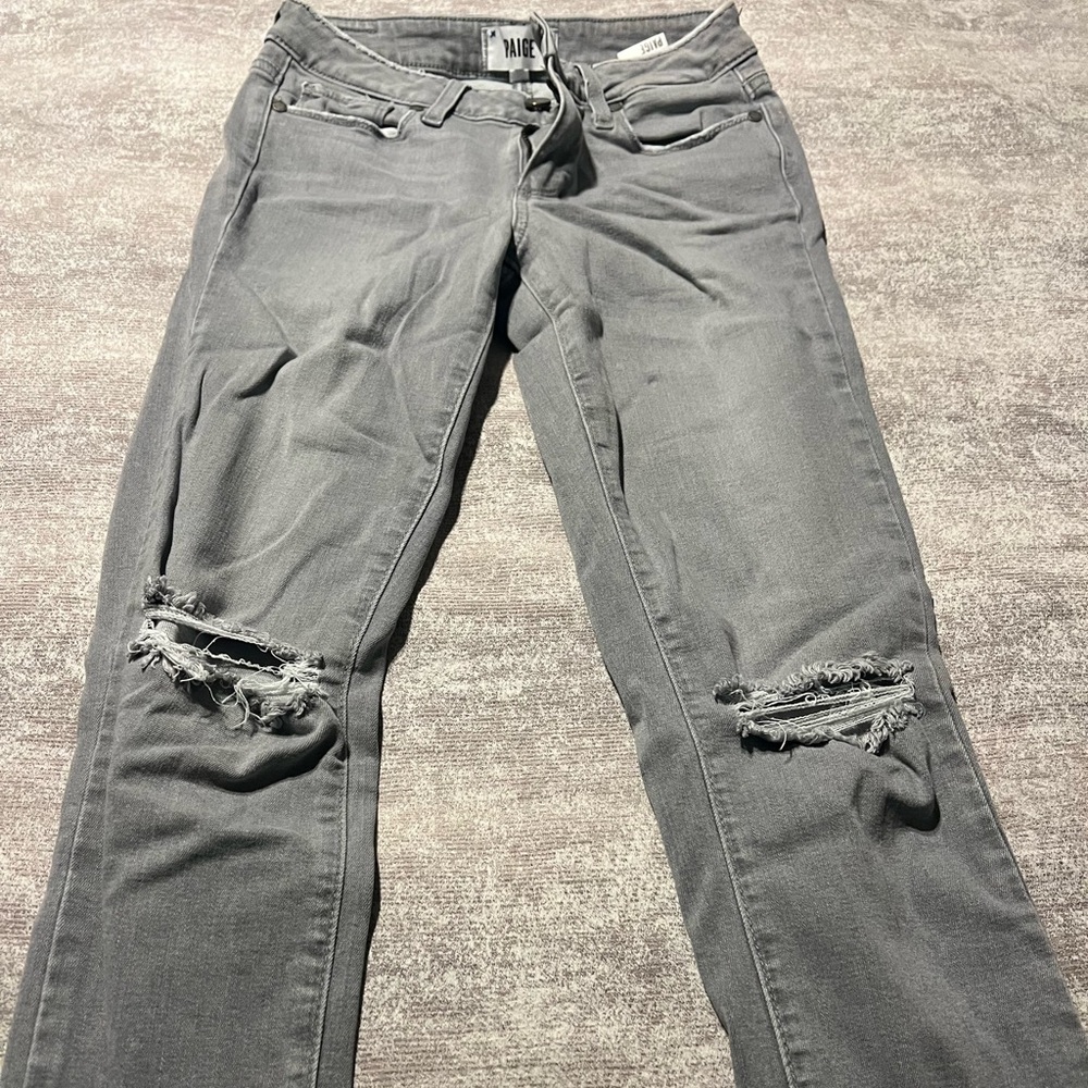 Paige Jeans Size 27 Gray